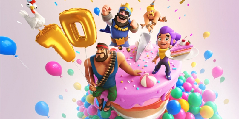 Clash Royale fête les 10 ans de ses créateurs