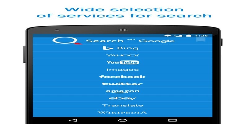 Avantages de Smart Search & Web Browser - moteur léger et rapide